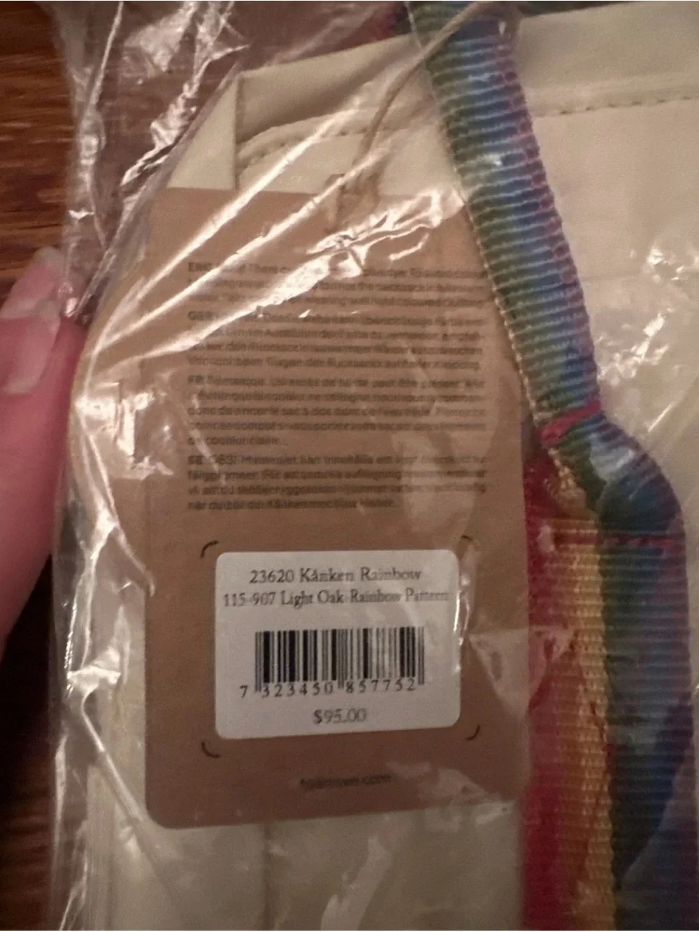 Fjallraven KÅNKEN RAINBOW Backpack, Brand New With Tags